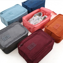 Wygodna torba podróżna do przechowywania Nylon 6 kolorów podwójna warstwa przenośny organizery do sortowania butów etui wielofun