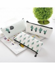 Hoomall Mini opłata torebki szkoła śliczne kaktus ołówek worek do przechowywania płótno uczniów szkół artykuły papiernicze Estuc