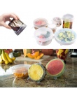 6 sztuk/zestaw silikonowe Stretch uniwersalny pokrywy żywności owoców Wrap miska Pot pokrywka silikonowa pokrywa Pan gotowania n