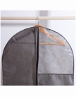 Luluhut ubrania kurz pokrywa szary kolor długi pokrywa torba z zamkiem błyskawicznym duży płaszcz garnitur torba do zawieszenia 