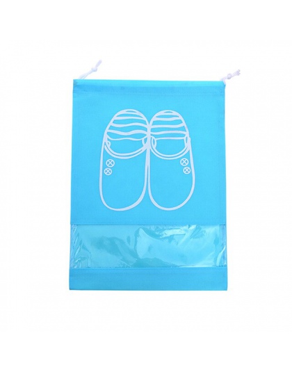 Wielu specyfikacji podróży buty sznurkiem kieszeń do przechowywania torba przenośna pyłoszczelna widoczne okno wodoodporne ubran