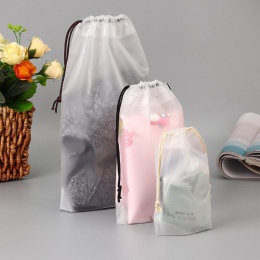 Sznurek podróży przezroczyste etui ubrania do przechowywania kosmetyków pole torba podróżna bagażu ręcznik walizka etui organize