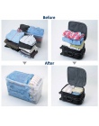 1 pc ubrania torby do przechowywania kompresji ręcznie Rolling odzież z tworzywa sztucznego worki do pakowania próżniowego Trave