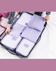 Kostki do pakowania 6 sztuk/zestaw torba podróżna do przechowywania bagażu złe organizator walizka strona główna szafa szafa sza