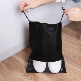 1 PC wodoodporne buty torba do przechowywania etui przenośne organizator podróży sznurkiem pokrowiec włókniny na pranie do narzę