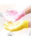 1 sztuk odporność na poślizg gąbka do kąpieli masaż wanna prysznic peeling rękawice prysznic złuszczający rękawice kąpielowe pry