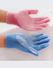 4 sztuk rękawice prysznicowe złuszczający peeling mycia skóry Spa rękawice kąpielowe pianka do kąpieli odporność na poślizg masa