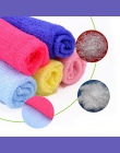 3 sztuk nylonowa siatka wanna prysznic mycie ciała do czyszczenia złuszczający Puff szorowania ręcznik losowy kolor MYDING