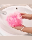 Wielokolorowy gąbka do kąpieli wanny piłka ciała Loofah masaż do czyszczenia ręcznik Scrubber ciała złuszczający prysznic Ball S