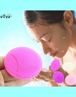 3 sztuk silikonowy Pad do mycia twarzy złuszczający SPA zaskórnika do czyszczenia twarzy szczotka do masażu dla dzieci głowica p
