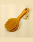 Włosia Detox drewniany uchwyt szczotka do ciała szczotka do skóry z długim uchwytem, sprzedaż