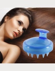 Pro Head Hair Scalp szczotka do mycia grzebienie silikonowe miękkie pędzle do czyszczenia narzędzie do czyszczenia akcesoria do 