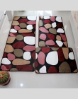Miękkie zestaw Mat do kąpieli absorpcji wody dywan łazienkowy dywan łazienka mata domu salon kuchnia drzwi podłoga mata do toale