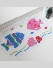 Nowy 38 cm * 69 cm Cute Cartoon antypoślizgowe pcv maty do kąpieli z przyssawką dywan łazienkowy prysznic Pad miękkie podkładka 