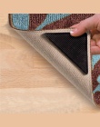 4 sztuk strona główna dywanik podłogowy dywan Mat chwytaki samoprzylepne antypoślizgowe Tri naklejki wielokrotnego użytku, z moż
