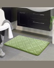Wysokiej jakości 40x60 cm rectangl mata do kąpieli łazienka sypialnia antypoślizgowe maty z pianki dywan prysznic dywan do kuchn