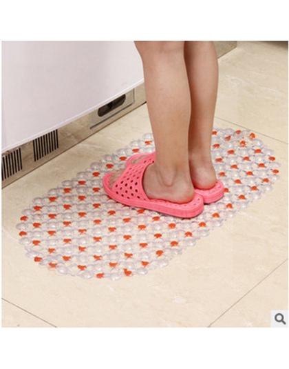 2019 nowy moda nowo antypoślizgowe dywanik łazienkowy łazienka prysznic Pad PVC Pebble przyssawka mata łazienkowa z wysokiej jak