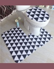 3 sztuka/zestaw domu antypoślizgowe mata polar dywanik z pianką z pamięcią kształtu zestaw Mat łazienkowych do kąpieli deska klo