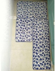 3 sztuk zagęścić mata do kąpieli maty do łazienki dywany zestaw kamień drukuj łazienka dywanik podłogowy wycieraczka do prysznic
