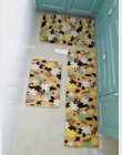 3 sztuk zagęścić mata do kąpieli maty do łazienki dywany zestaw kamień drukuj łazienka dywanik podłogowy wycieraczka do prysznic