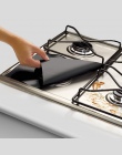 4 sztuk wielokrotnego użytku kuchenka gazowa kuchenka Top Burner Protector pokrywa Liner do czyszczenia teflonowe płyta gazowa P