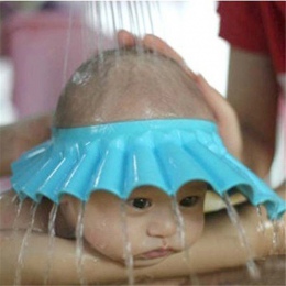 Bezpieczny szampon prysznic kąpiel chroń miękka czapka kapelusz dla dziecka do mycia włosów tarcza Bebes do kąpieli dla dzieci c