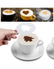 16 sztuk kawy Latte Art szablony DIY dekorowanie ciasto Cappuccino FoamTool CN (kolor: biały)