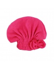 1 PC z mikrofibry prysznic czepek kąpielowy ręcznik turbanowy elastyczna opaska czepek kąpielowy Spa kapelusz słodkie włosy ochr