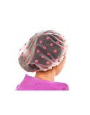 1 sztuk prysznic czepek kąpielowy kobiety kapelusz saun elastyczna czapka z daszkiem do włosów dla dzieci pani łazienka wodoodpo