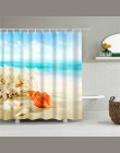 Wysokiej jakości plaża morze powłoki drukowane zasłony prysznicowe wanna do kąpieli kurtyny ekranu produkty wodoodporne wystrój 