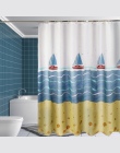 Mozaika styl łazienka zasłona prysznicowa gruba wodoodporna poliestrowa pleśni dowód wanna wanna kurtyna z 12 sztuk haki