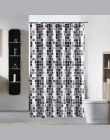 Wodoodporny prysznic kurtyna z 12 hakami mozaika drukowane łazienka poliester zasłony wysokiej jakości wanna do kąpieli do dekor
