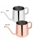 250 ml/350 ml czajnik do herbaty ze stali nierdzewnej kroplówki dzbanek do kawy długi wylewka czajnik kubek domu kuchenne narzęd