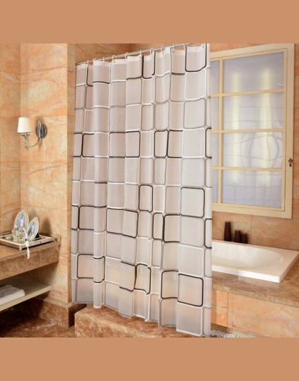 Geometryczny wzór łazienka kurtyny PEVA ekologiczny wodoodporny odporny na pleśń z tworzywa sztucznego zasłony prysznicowe łazie