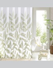 Roślin zielonych liści druku zasłony prysznicowe proste eleganckie zasłona do łazienki wysokiej jakości wodoodporna tkanina poli