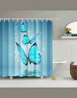 Chiński zasłona prysznicowa poliester wzór motyla zasłona prysznicowa z nadrukiem s łazienka kolorowe, wielokolorowe, rozmiar za