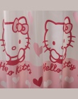 Szczęśliwy drzewo PEAV półprzezroczysty wodoodporny prysznic kurtyny różowy kolor Kitty kot łazienka kurtyny z tworzywa sztuczne