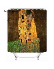 Gustav Klimt zasłona prysznicowa wanna zasłony do łazienki wodoodporna duży zasłona prysznicowa tkanina zasłony prysznicowe