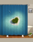 Morskich zasłony prysznicowe łazienka kurtyna żółw wanna zasłona prysznicowa wystrój plaża rozgwiazda dekoracji Cortina De Bano