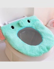 Cartoon zmywalny mata toaletowa przenośny deska klozetowa pokrywa cieplej akcesoria łazienkowe pluszowe poduszki