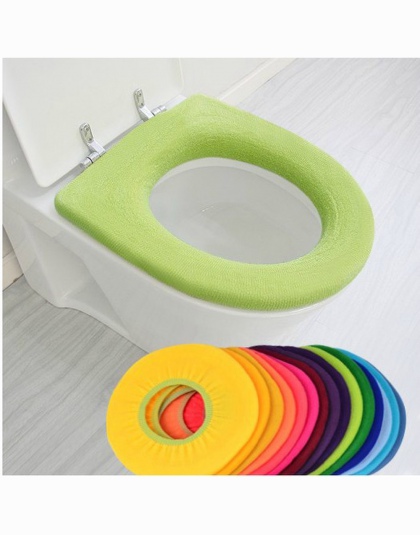Cieplej deska klozetowa pokrywa dla łazienka produkty cokole Pan poduszki podkładki Lycra zastosowanie w kształcie litery "O" wy