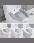 Deska klozetowa poduszki klej toaleta wklej myte wielokrotnego użytku deska klozetowa pokrywa wodoodporna deska klozetowa Pad