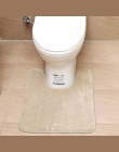 Koral polar dywan łazienka w kształcie litery U maty do kąpieli dywan antypoślizgowe dywany podłogowe dla hotelu toaleta toaleta