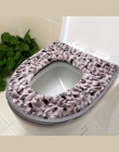 Dobrej jakości zimowe ciepłe pogrubienie aksamitna zamek luksusowe deska klozetowa pokrywa łazienka WC skórzane wodoodporne nocn