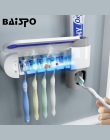 2 w 1 UV światło ultrafioletowe sterylizator szczoteczki do zębów szczoteczka do zębów automatyczna pasta do zębów dozownik wyci