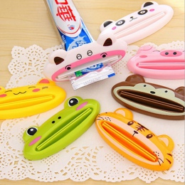 1 sztuk multicolor Cute Animal wielofunkcyjne przenośne plastikowe pasta do zębów pasta do zębów do kąpieli uchwyt na szczoteczk