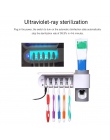 Antybakteryjny UV światło ultrafioletowe sterylizator szczoteczki do zębów automatyczny dozownik pasty do zębów szczotka do zębó