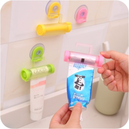 5 kolorów plastikowa tubka do zgniatania przydatna pasta do zębów łatwe dozownik łazienka uchwyt do pasty do zębów akcesoria łaz