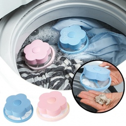 Kolorowy pływający filtr z siateczką do pralki na włosy kępki sierści w kolorze niebieskim różowym zielonym