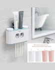 Akcesoria łazienkowe nowoczesne stylowe ścienne wklej uchwyt na szczoteczkę do zębów dozownik pasty do zębów pasta do zębów past